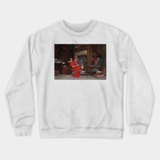 The Committee on Moral Books by Jehan Georges Vibert Crewneck Sweatshirt